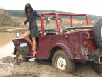 Sara's mud adventure