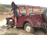Sara's mud adventure